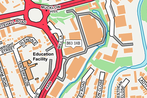 B63 3XB map - OS OpenMap – Local (Ordnance Survey) B63 3XB map - OS OpenMap – Local (Ordnance Survey)
