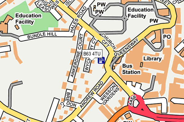 B63 4TU map - OS OpenMap – Local (Ordnance Survey) B63 4TU map - OS OpenMap – Local (Ordnance Survey)