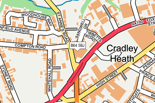B64 5BJ map - OS OpenMap – Local (Ordnance Survey) B64 5BJ map - OS OpenMap – Local (Ordnance Survey)
