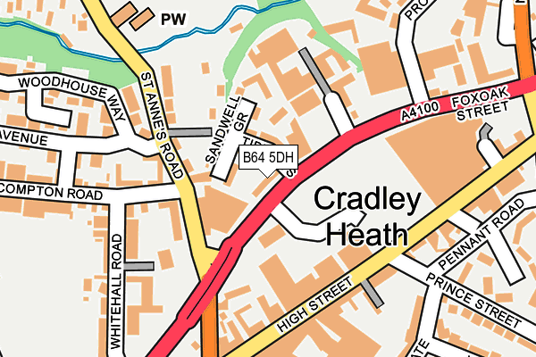 B64 5DH map - OS OpenMap – Local (Ordnance Survey) B64 5DH map - OS OpenMap – Local (Ordnance Survey)
