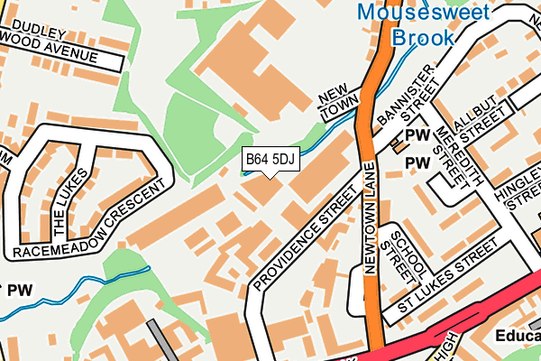 B64 5DJ map - OS OpenMap – Local (Ordnance Survey) B64 5DJ map - OS OpenMap – Local (Ordnance Survey)
