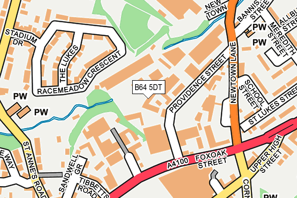 B64 5DT map - OS OpenMap – Local (Ordnance Survey) B64 5DT map - OS OpenMap – Local (Ordnance Survey)