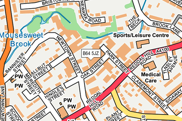 B64 5JZ map - OS OpenMap – Local (Ordnance Survey) B64 5JZ map - OS OpenMap – Local (Ordnance Survey)