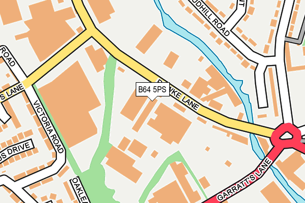 B64 5PS map - OS OpenMap – Local (Ordnance Survey) B64 5PS map - OS OpenMap – Local (Ordnance Survey)