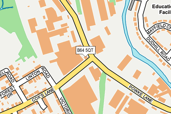 B64 5QT map - OS OpenMap – Local (Ordnance Survey) B64 5QT map - OS OpenMap – Local (Ordnance Survey)