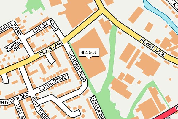 B64 5QU map - OS OpenMap – Local (Ordnance Survey) B64 5QU map - OS OpenMap – Local (Ordnance Survey)