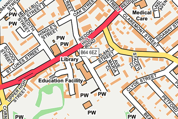 B64 6EZ map - OS OpenMap – Local (Ordnance Survey) B64 6EZ map - OS OpenMap – Local (Ordnance Survey)