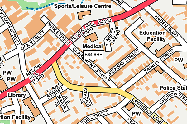 B64 6HH map - OS OpenMap – Local (Ordnance Survey) B64 6HH map - OS OpenMap – Local (Ordnance Survey)