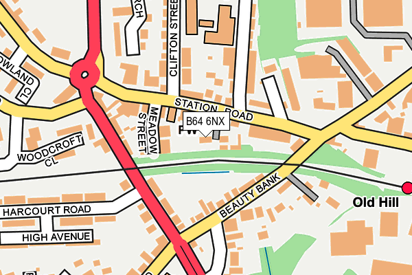 B64 6NX map - OS OpenMap – Local (Ordnance Survey) B64 6NX map - OS OpenMap – Local (Ordnance Survey)