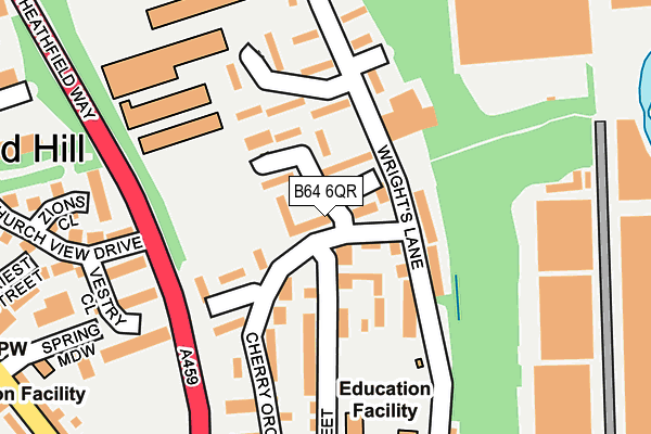 B64 6QR map - OS OpenMap – Local (Ordnance Survey) B64 6QR map - OS OpenMap – Local (Ordnance Survey)