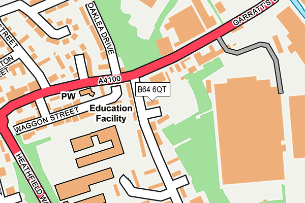 B64 6QT map - OS OpenMap – Local (Ordnance Survey) B64 6QT map - OS OpenMap – Local (Ordnance Survey)
