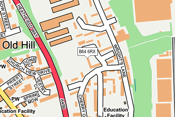 B64 6RX map - OS OpenMap – Local (Ordnance Survey) B64 6RX map - OS OpenMap – Local (Ordnance Survey)