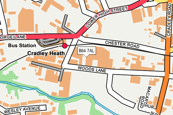 B64 7AL map - OS OpenMap – Local (Ordnance Survey) B64 7AL map - OS OpenMap – Local (Ordnance Survey)