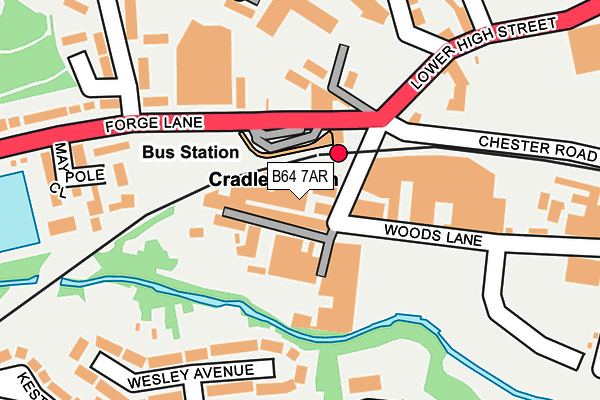 B64 7AR map - OS OpenMap – Local (Ordnance Survey) B64 7AR map - OS OpenMap – Local (Ordnance Survey)