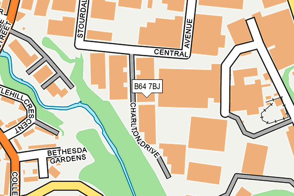 B64 7BJ map - OS OpenMap – Local (Ordnance Survey) B64 7BJ map - OS OpenMap – Local (Ordnance Survey)