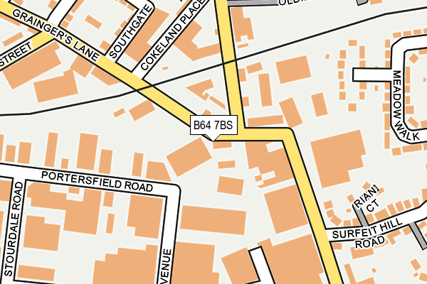B64 7BS map - OS OpenMap – Local (Ordnance Survey) B64 7BS map - OS OpenMap – Local (Ordnance Survey)