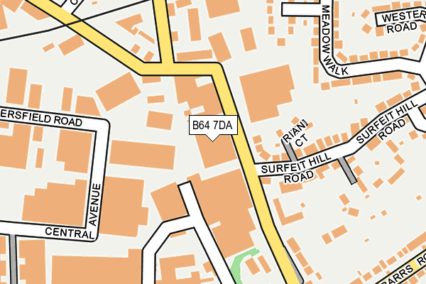 B64 7DA map - OS OpenMap – Local (Ordnance Survey) B64 7DA map - OS OpenMap – Local (Ordnance Survey)