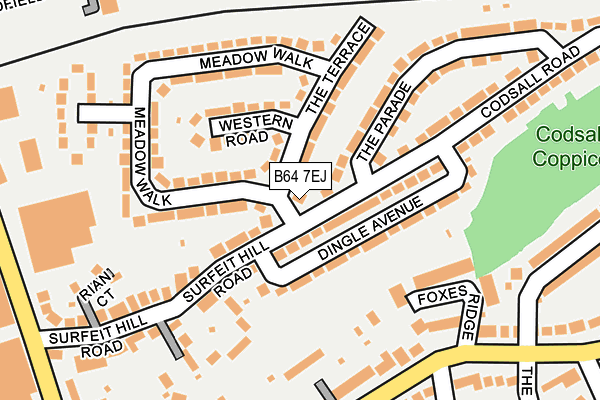 B64 7EJ map - OS OpenMap – Local (Ordnance Survey) B64 7EJ map - OS OpenMap – Local (Ordnance Survey)