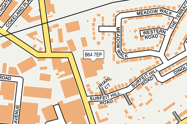 B64 7EP map - OS OpenMap – Local (Ordnance Survey) B64 7EP map - OS OpenMap – Local (Ordnance Survey)