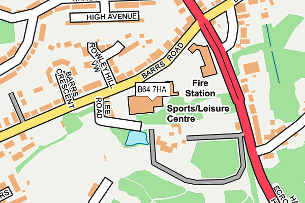 B64 7HA map - OS OpenMap – Local (Ordnance Survey) B64 7HA map - OS OpenMap – Local (Ordnance Survey)