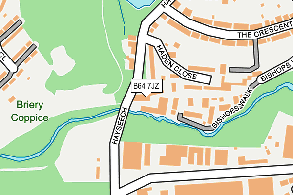 B64 7JZ map - OS OpenMap – Local (Ordnance Survey) B64 7JZ map - OS OpenMap – Local (Ordnance Survey)