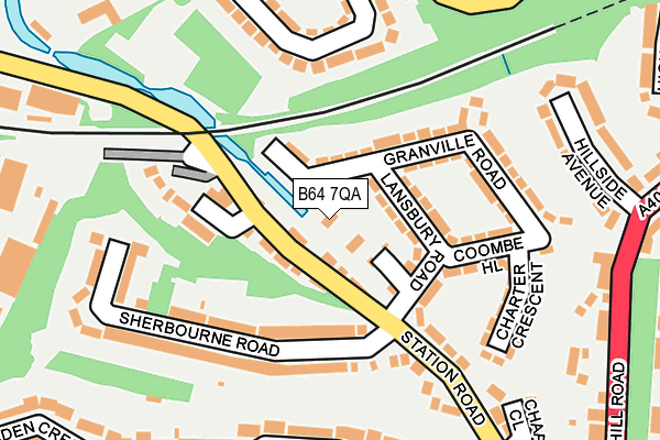 B64 7QA map - OS OpenMap – Local (Ordnance Survey) B64 7QA map - OS OpenMap – Local (Ordnance Survey)