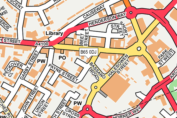 B65 0DJ map - OS OpenMap – Local (Ordnance Survey) B65 0DJ map - OS OpenMap – Local (Ordnance Survey)