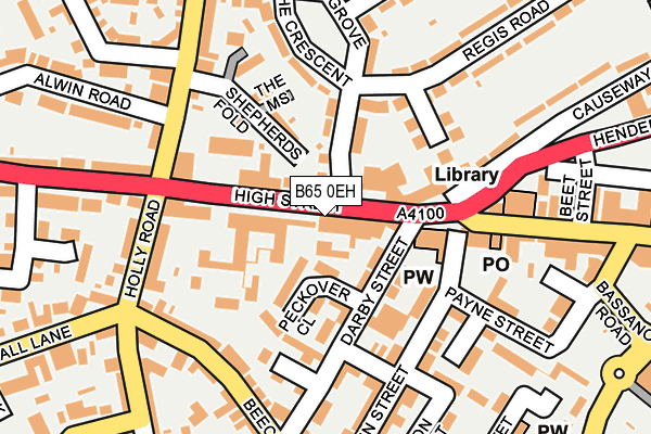 B65 0EH map - OS OpenMap – Local (Ordnance Survey) B65 0EH map - OS OpenMap – Local (Ordnance Survey)