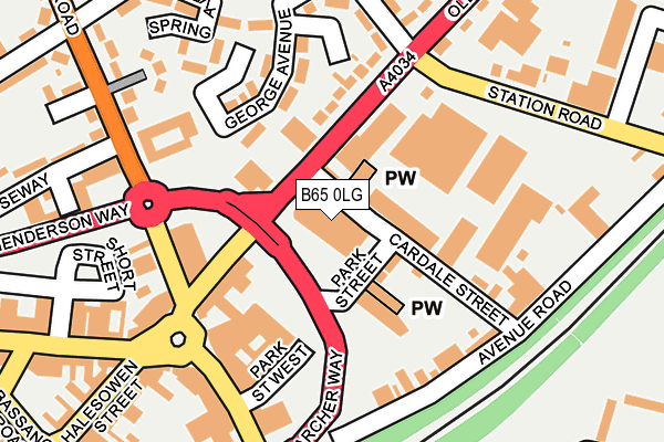 B65 0LG map - OS OpenMap – Local (Ordnance Survey) B65 0LG map - OS OpenMap – Local (Ordnance Survey)