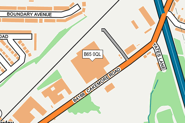 B65 0QL map - OS OpenMap – Local (Ordnance Survey) B65 0QL map - OS OpenMap – Local (Ordnance Survey)