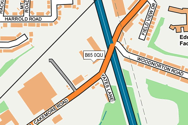 B65 0QU map - OS OpenMap – Local (Ordnance Survey) B65 0QU map - OS OpenMap – Local (Ordnance Survey)