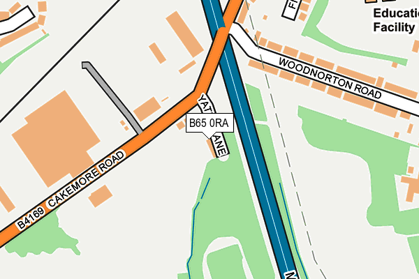 B65 0RA map - OS OpenMap – Local (Ordnance Survey) B65 0RA map - OS OpenMap – Local (Ordnance Survey)