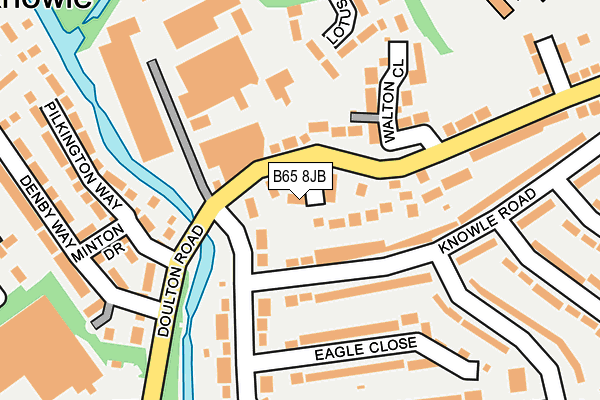 B65 8JB map - OS OpenMap – Local (Ordnance Survey) B65 8JB map - OS OpenMap – Local (Ordnance Survey)
