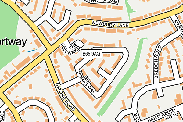 B65 9AQ map - OS OpenMap – Local (Ordnance Survey) B65 9AQ map - OS OpenMap – Local (Ordnance Survey)
