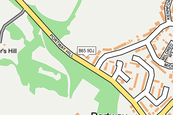 B65 9DJ map - OS OpenMap – Local (Ordnance Survey) B65 9DJ map - OS OpenMap – Local (Ordnance Survey)