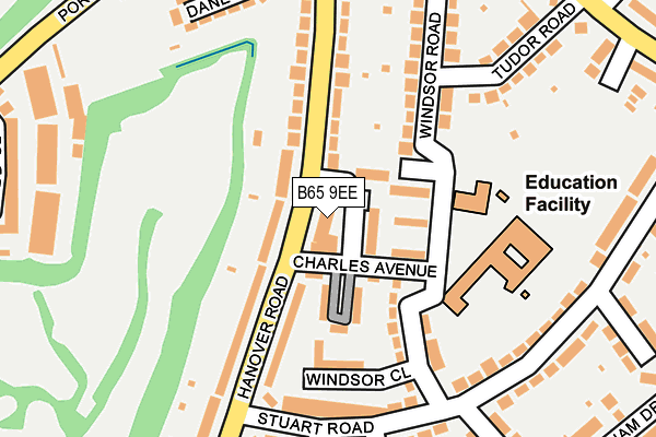 B65 9EE map - OS OpenMap – Local (Ordnance Survey) B65 9EE map - OS OpenMap – Local (Ordnance Survey)