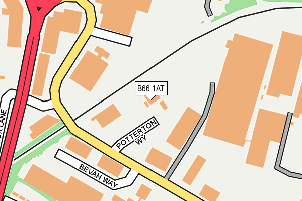 B66 1AT map - OS OpenMap – Local (Ordnance Survey) B66 1AT map - OS OpenMap – Local (Ordnance Survey)