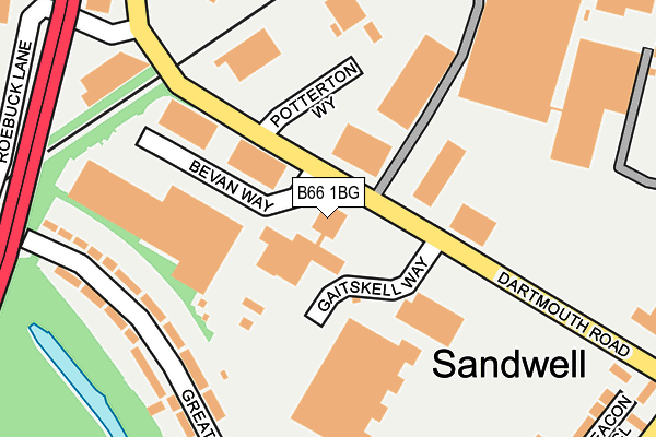 B66 1BG map - OS OpenMap – Local (Ordnance Survey) B66 1BG map - OS OpenMap – Local (Ordnance Survey)