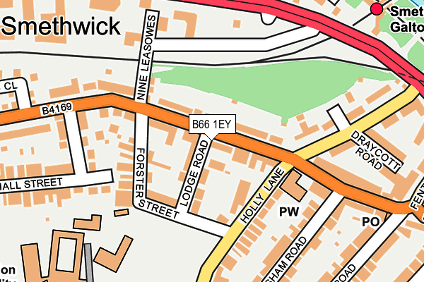 B66 1EY map - OS OpenMap – Local (Ordnance Survey) B66 1EY map - OS OpenMap – Local (Ordnance Survey)