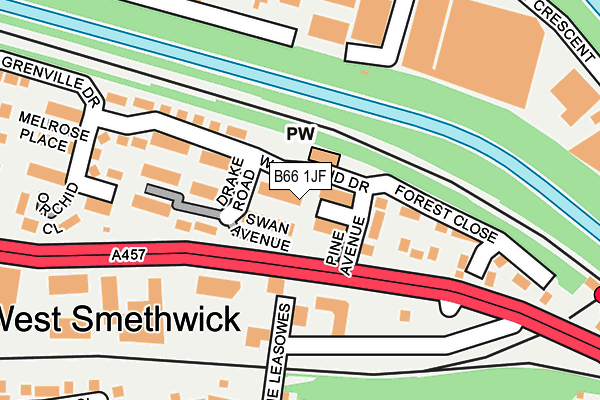 B66 1JF map - OS OpenMap – Local (Ordnance Survey) B66 1JF map - OS OpenMap – Local (Ordnance Survey)