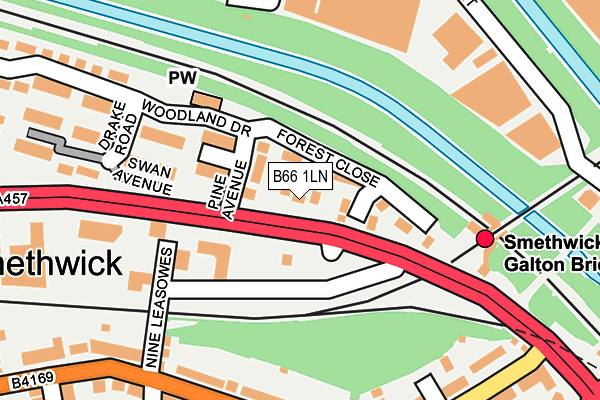 B66 1LN map - OS OpenMap – Local (Ordnance Survey) B66 1LN map - OS OpenMap – Local (Ordnance Survey)