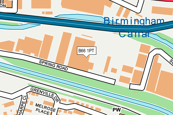 B66 1PT map - OS OpenMap – Local (Ordnance Survey) B66 1PT map - OS OpenMap – Local (Ordnance Survey)