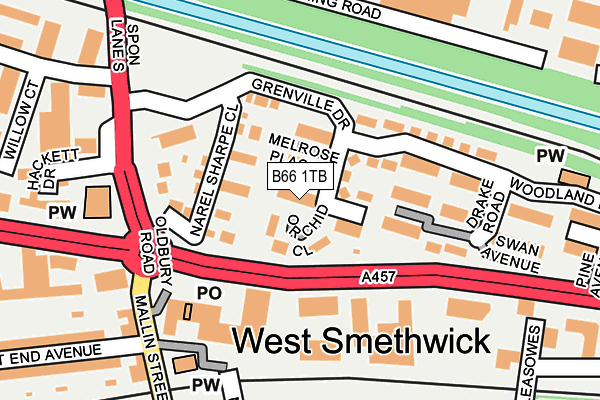 B66 1TB map - OS OpenMap – Local (Ordnance Survey) B66 1TB map - OS OpenMap – Local (Ordnance Survey)