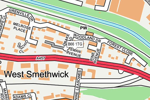 B66 1TG map - OS OpenMap – Local (Ordnance Survey) B66 1TG map - OS OpenMap – Local (Ordnance Survey)
