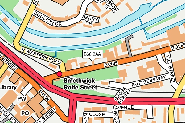 B66 2AA map - OS OpenMap – Local (Ordnance Survey) B66 2AA map - OS OpenMap – Local (Ordnance Survey)