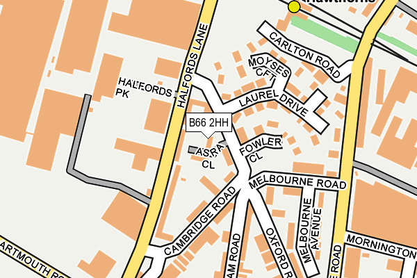 B66 2HH map - OS OpenMap – Local (Ordnance Survey) B66 2HH map - OS OpenMap – Local (Ordnance Survey)