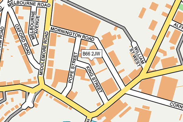 B66 2JW map - OS OpenMap – Local (Ordnance Survey) B66 2JW map - OS OpenMap – Local (Ordnance Survey)