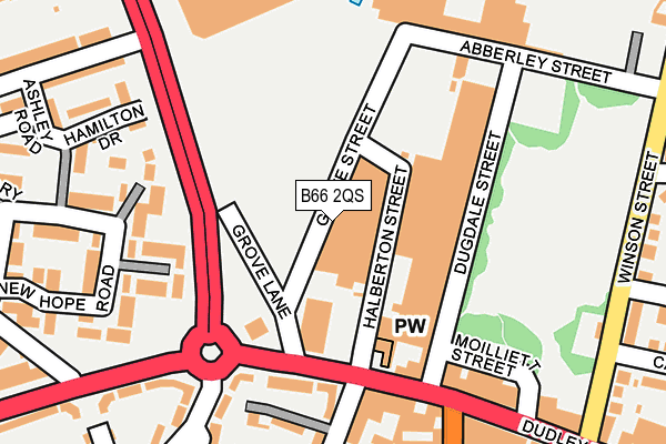 B66 2QS map - OS OpenMap – Local (Ordnance Survey) B66 2QS map - OS OpenMap – Local (Ordnance Survey)