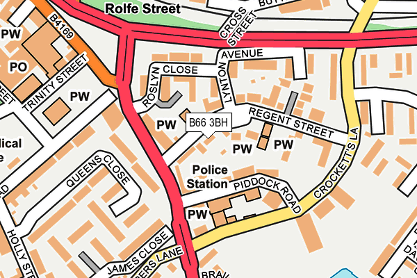 B66 3BH map - OS OpenMap – Local (Ordnance Survey) B66 3BH map - OS OpenMap – Local (Ordnance Survey)