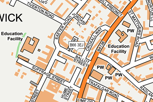 B66 3EJ map - OS OpenMap – Local (Ordnance Survey) B66 3EJ map - OS OpenMap – Local (Ordnance Survey)